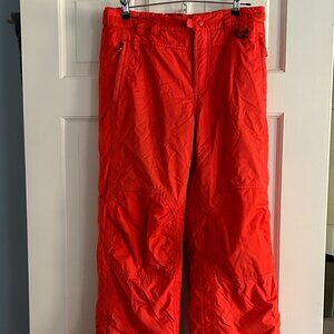 L.L. Bean Kids Orange Ski Pants -Size 12